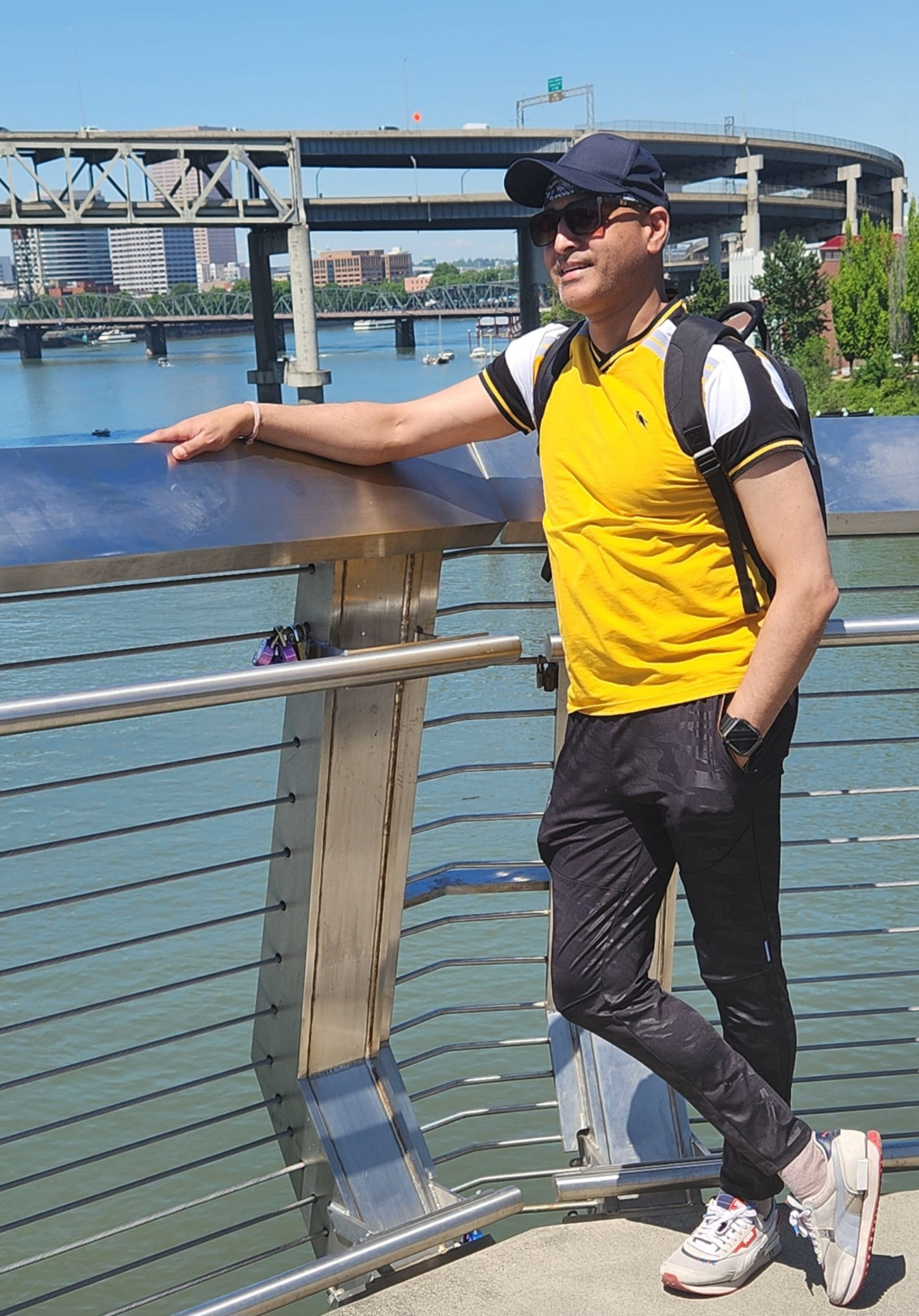 Aalok Dixit in the USA